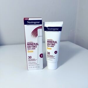 Neutrogena tinted sunscreen in shade deep
